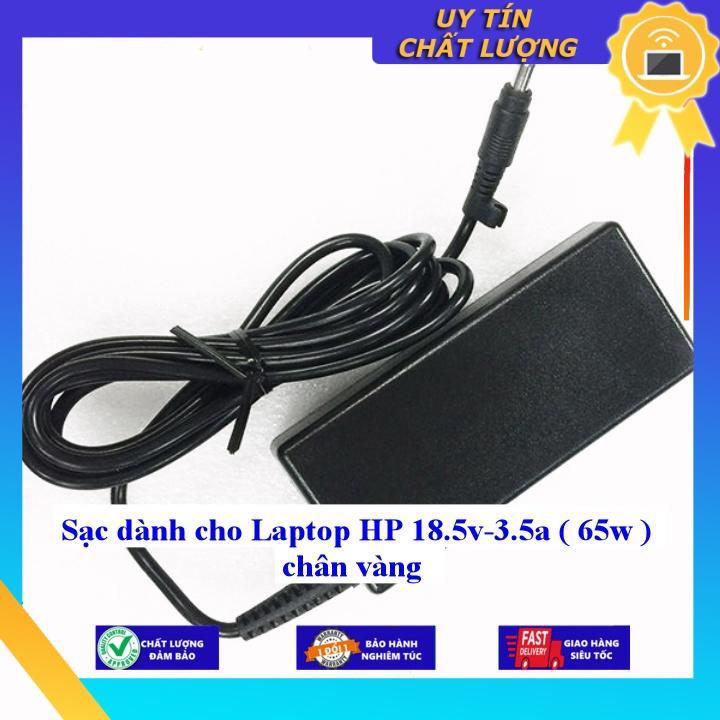 Sạc dùng cho Laptop HP 18.5v-3.5a chân vàng - Hàng Nhập Khẩu New Seal