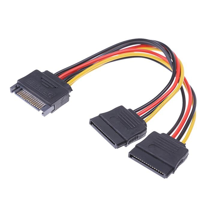 Cáp Chia Nguồn SATA 1 ra 2 - Dây Nguồn HDD Sata 1 Ra 2 - sata 1-2
