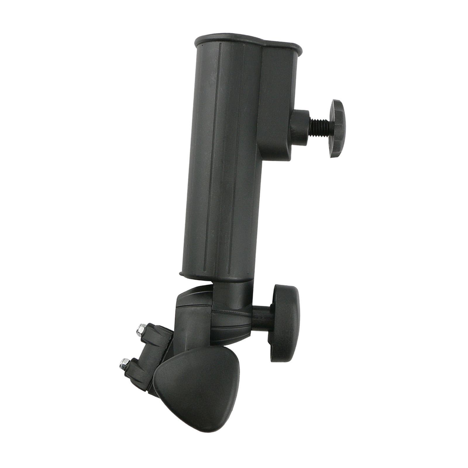 Golf Cart Umbrella Holder Clamp Mount, Umbrella Clip Mounting, Golf Push Cart Umbrella Holder Durable Adjustable Angle for Bike, Outdoor Sports