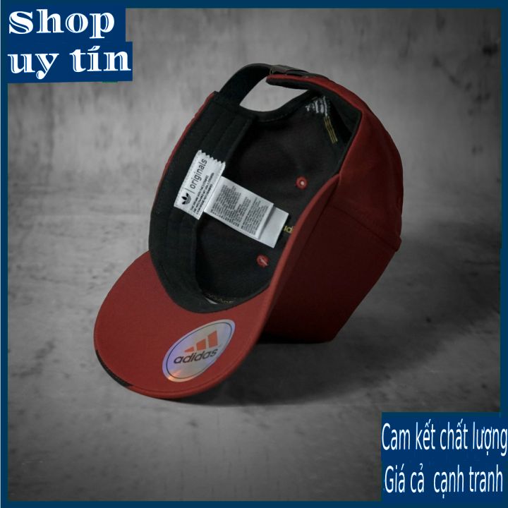 [ Miễn ship / giảm giá ] MŨ NÓN LƯỠI TRAI NAM NỮ ADD BASIC CAO CẤP -  màu đỏ