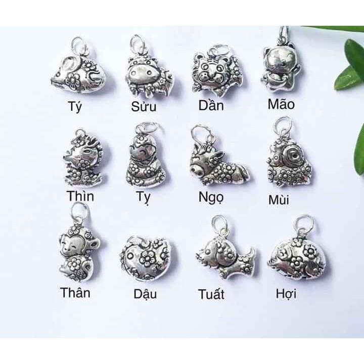 Charm 12 con giáp thời trang