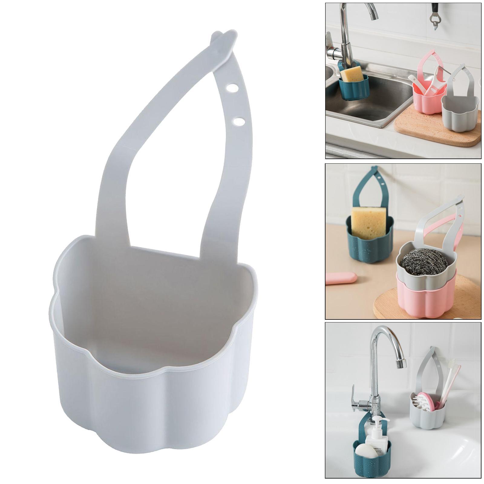 Sink Basket Strainer Drain Shelf Sink Storage Rack Holder