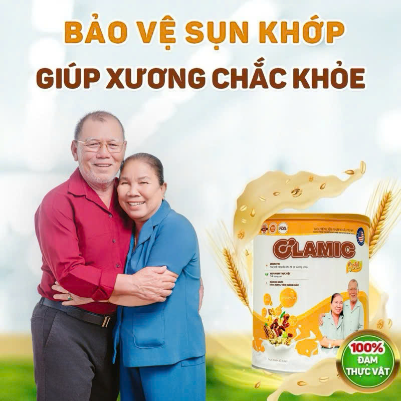Sữa Hạt Xương Khớp Olamic Gold Lon 650g - Hỗ Trợ Xương Khớp Chắc Khoẻ, Bổ Sung Dinh Dưỡng, Tốt Cho Sức Khỏe