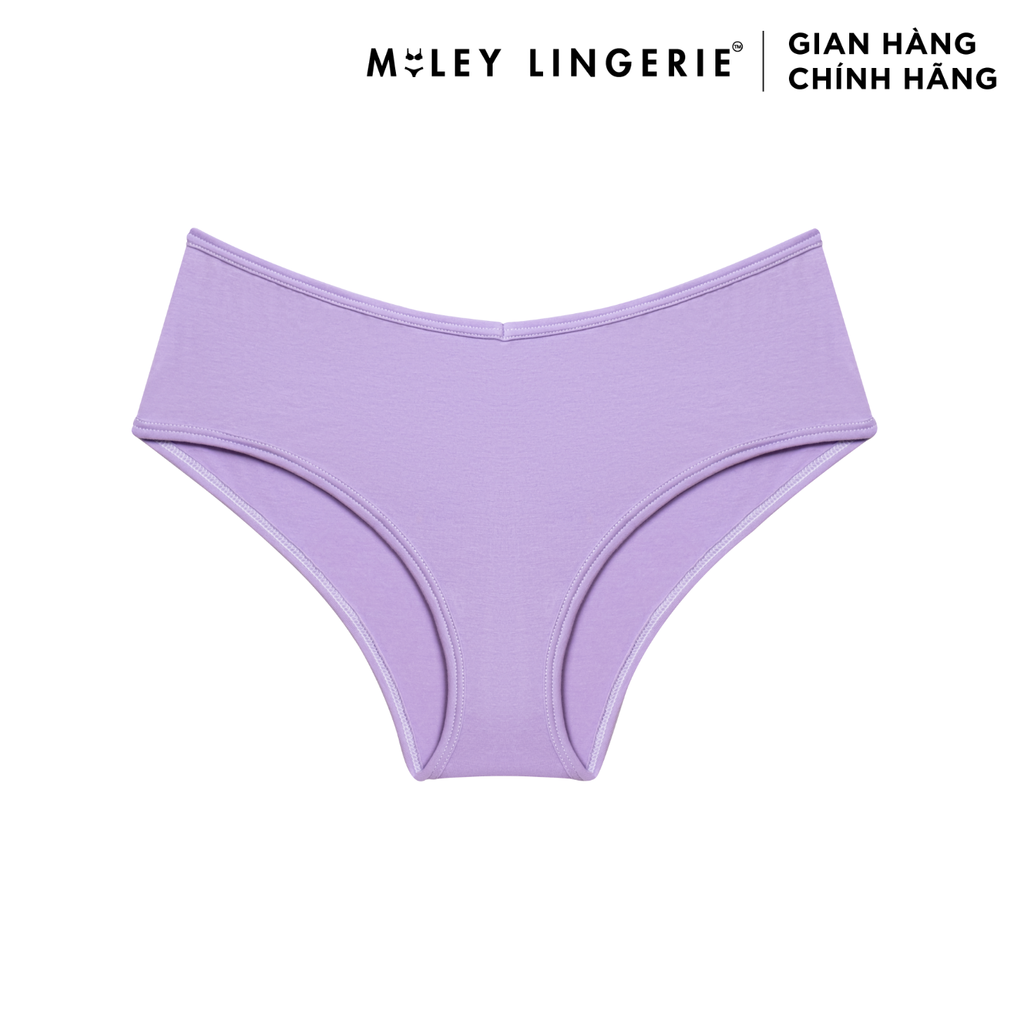 Bộ Đồ Lót Mút Mỏng Đệm Ngực Và Quần Cotton Thiên Nhiên Đồng Bộ BeingMe Lilac Purple Miley Lingerie