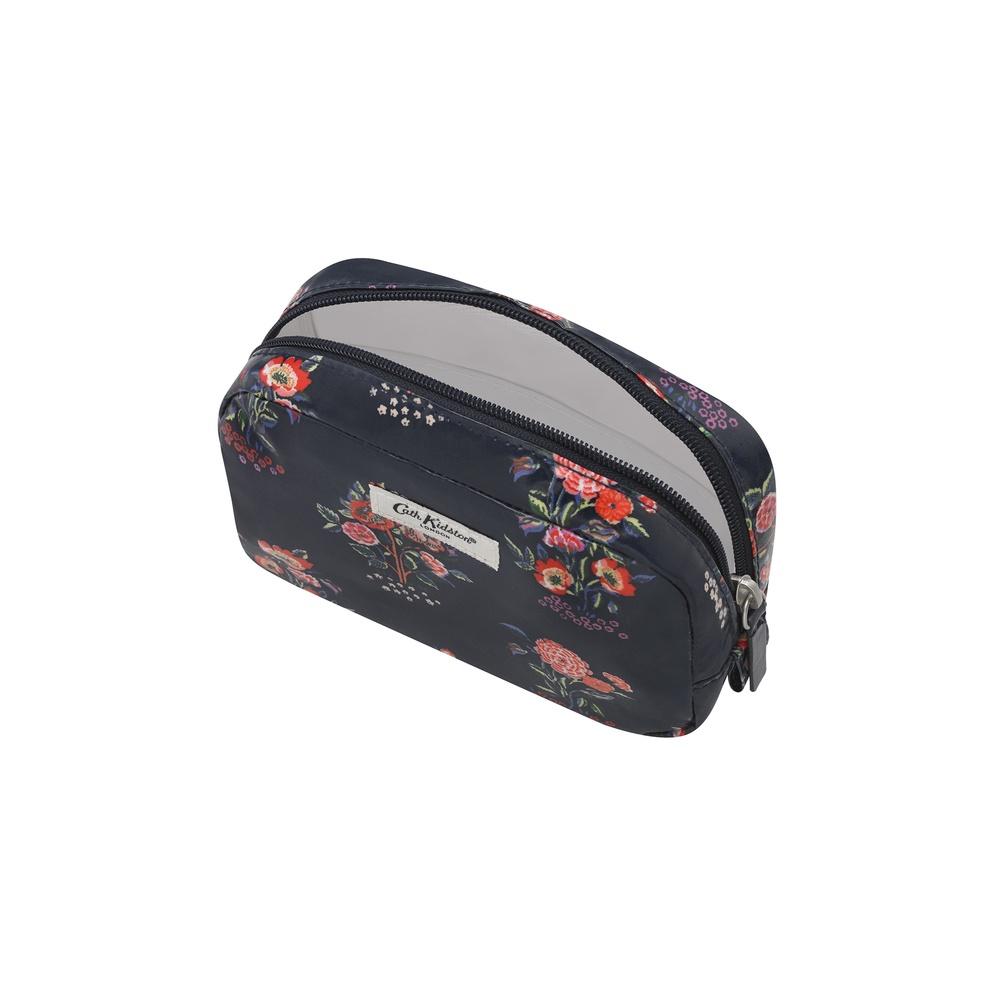 Cath Kidston - Túi đựng mỹ phẩm/Classic Make Up Case - Kingdom Posey - Navy -1042542