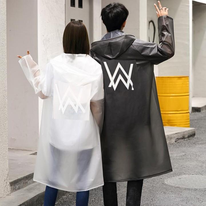 Áo Mưa Đi Xe Máy, Đi Bộ WV Cho Nam Nữ Có Nón Phủ Đầu