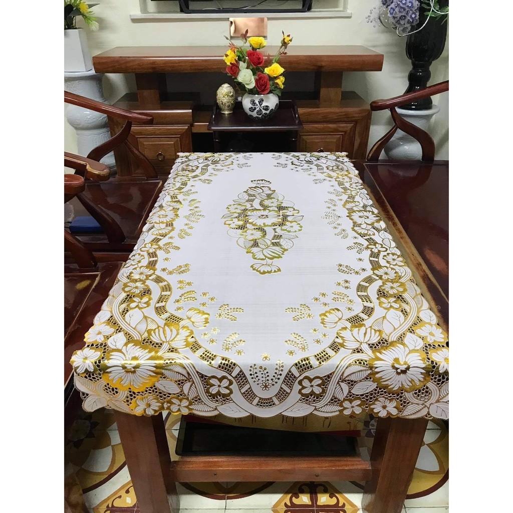 Khăn trải bàn 60x120cm Ren Hoa -