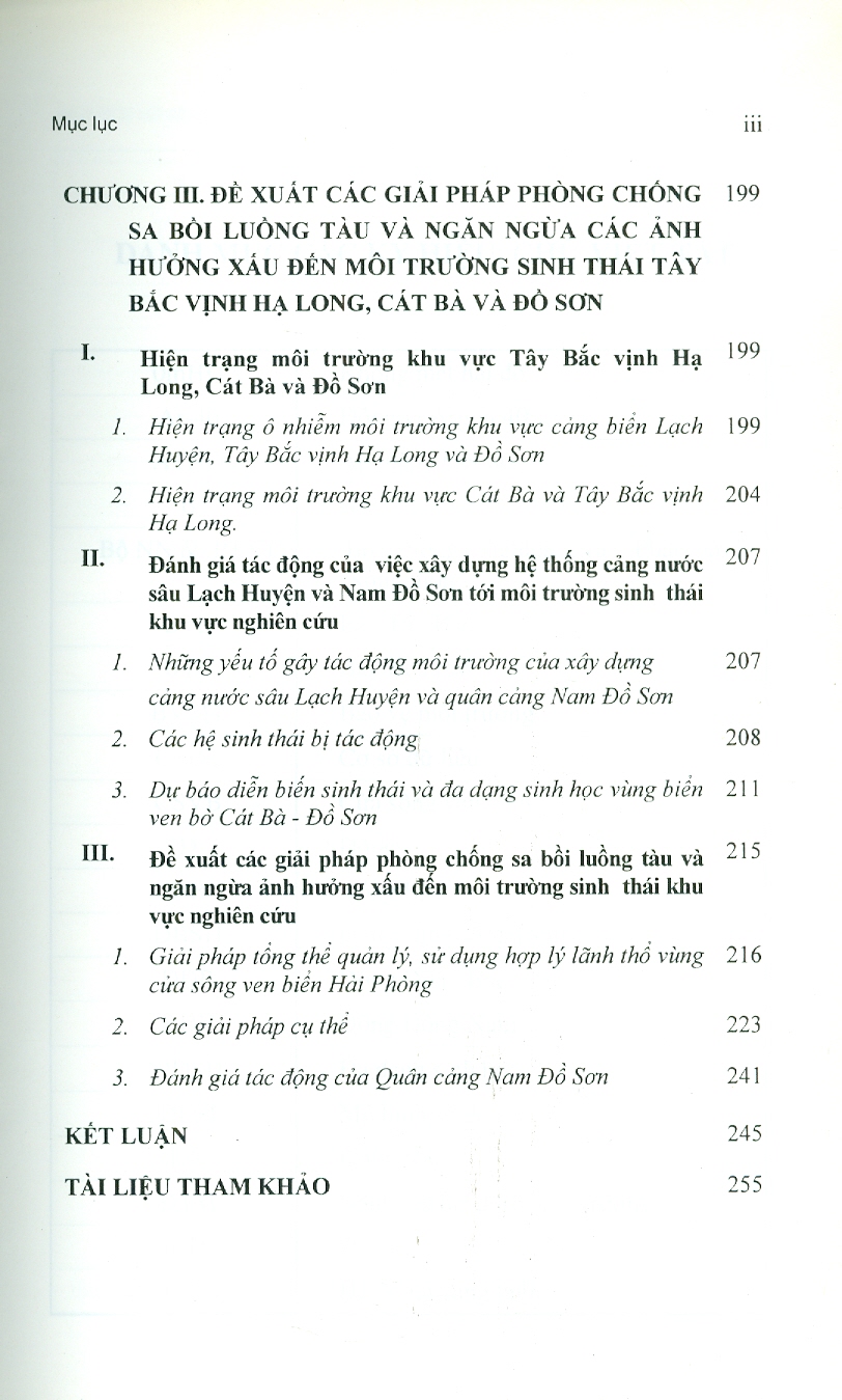 Sa Bồi Luồng Tàu Vùng Cảng Hải Phòng, Nguyên Nhân Và Cách Phòng Chống (Bia cứng)