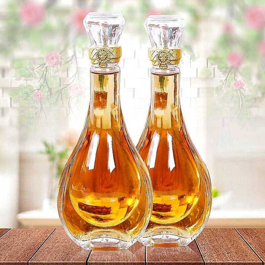 Chai Thủy Tinh cao cấp 500ML Mẫu GIỌT NƯỚC– Vỏ Chai 500ml siêu trong