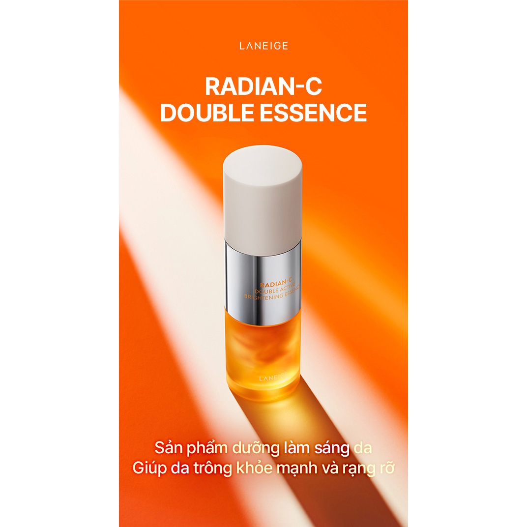 Tinh Chất Phục Hồi và Dưỡng Sáng Da Chuyên Sâu Laneige Radian-C Double Active Brightening Essence 30G