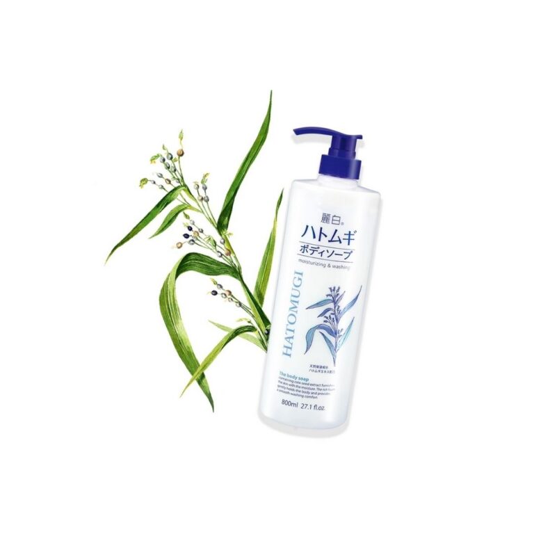 Sữa tắm dưỡng ẩm và làm sáng da hatomugi 800ml/chai