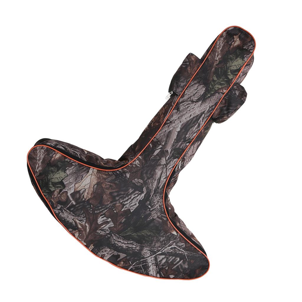 Portable Lightweight Archery Hunting Shooting T Shaped Bow Bag Case Camo