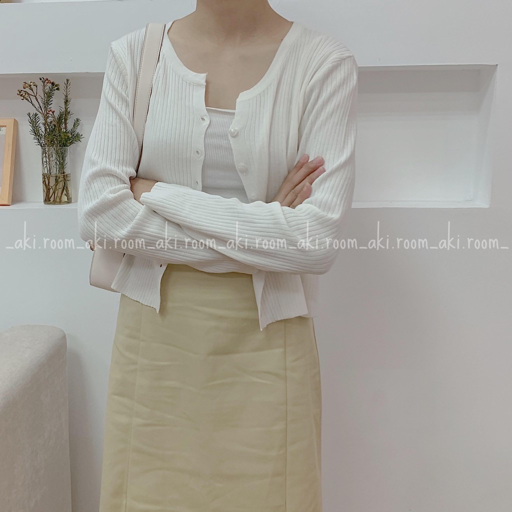 Áo len mỏng cardigan phong cách hàn quốc