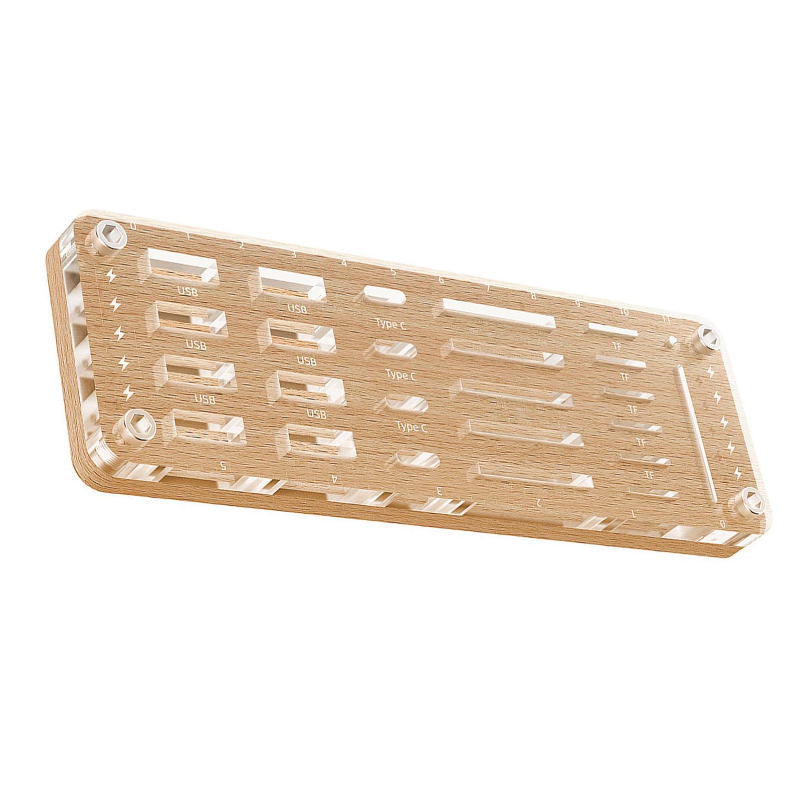 Storage Box Transparent Management Compact for Home use Office