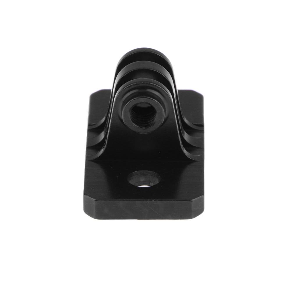Aluminum Alloy Tripod Adapter Mount Base For GoPro Hero6/5/4/3+ Action Camera Black