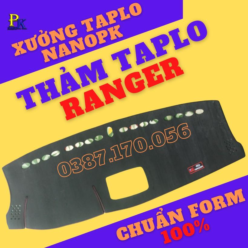 THẢM TAPLO NHUNG XE RANGER – CHỐNG TRƯỢT – CHỐNG NÓNG HIỆU QUẢ - CHUẨN FORM