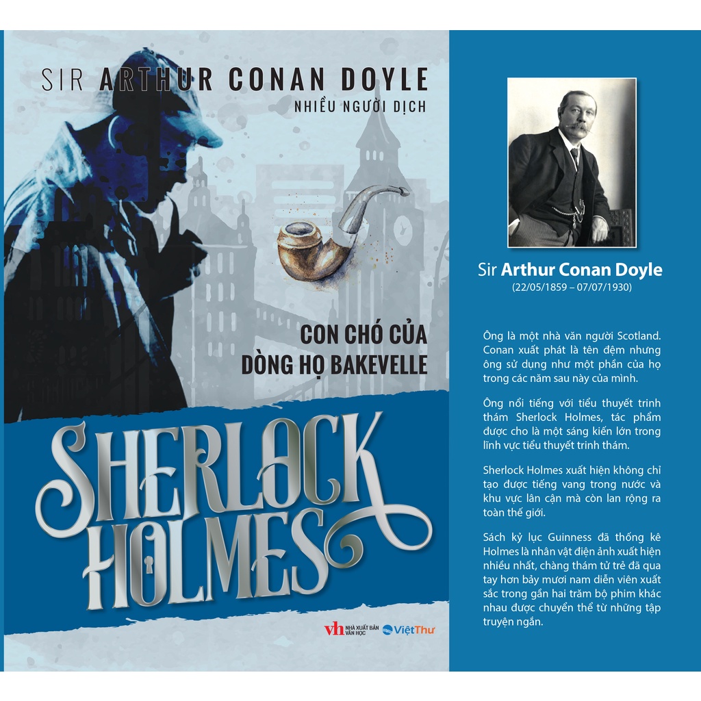 Sách - Sherlock Holmes - Con Chó Của Dòng Họ BAKJEVELLE - Sir Arthur conan doyle (Bìa Mềm)