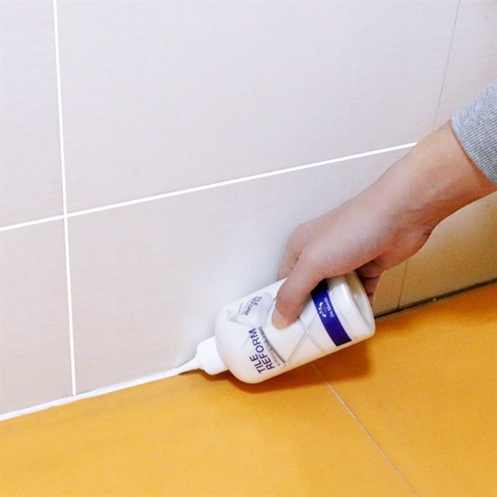Dụng cụ nhà tắm -Sơn Kẻ Chỉ Gạch Nền Nhà, Keo Chà Ron Sứ Đa Năng Công Nghệ Hàn Quốc Chai  150ml