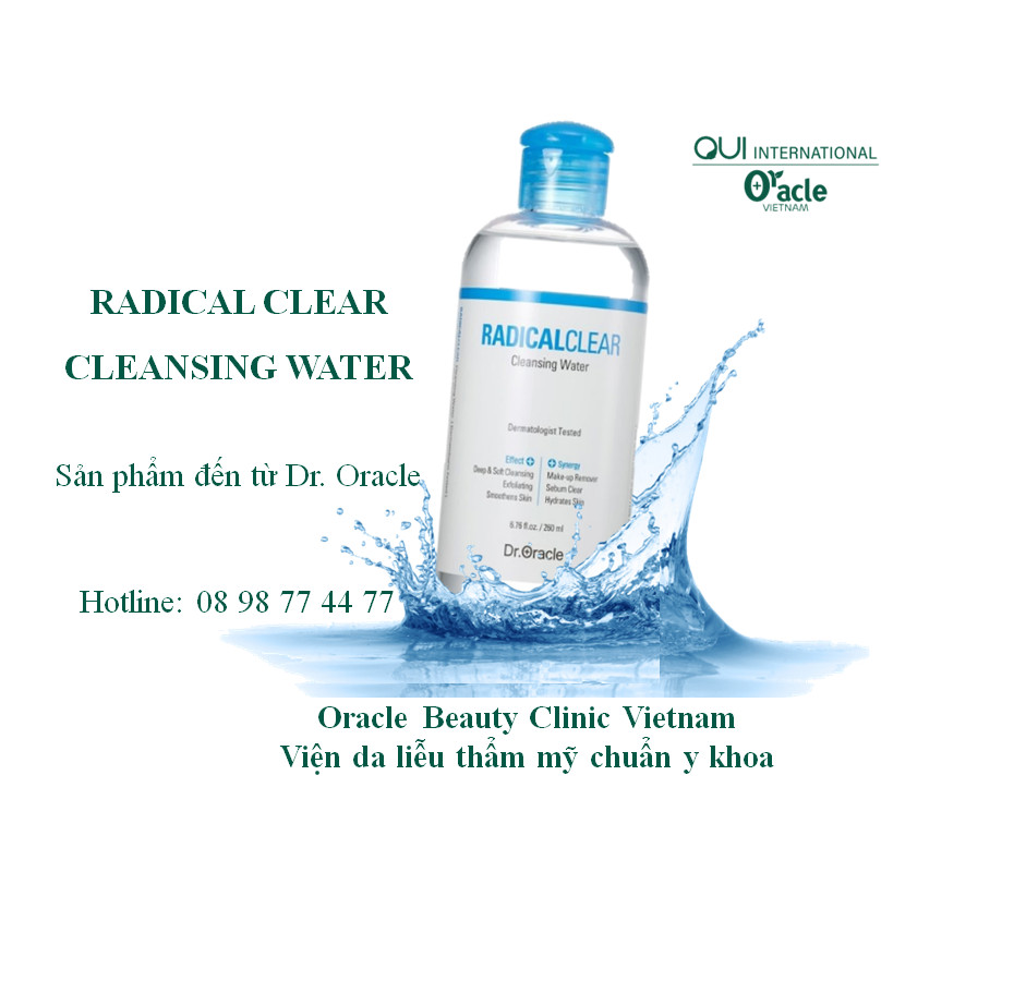 NƯỚC TẨY TRANG RADICAL CLEAR CLEANSING WATER – THƯƠNG HIỆU DR.ORACLE HÀN QUỐC - 150ML