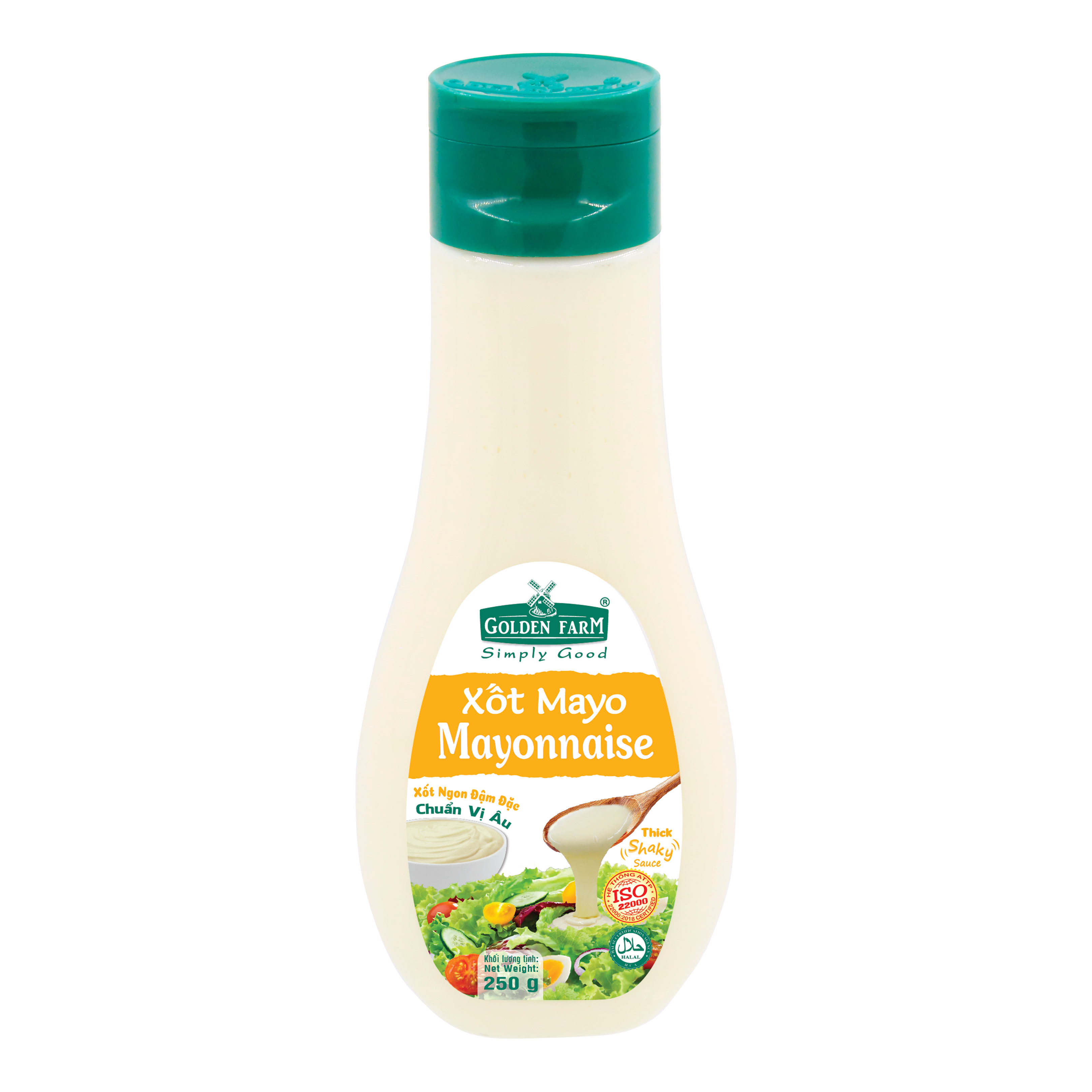 Sốt Trứng Gà Tươi Mayonnaise Golden Farm (250ml)