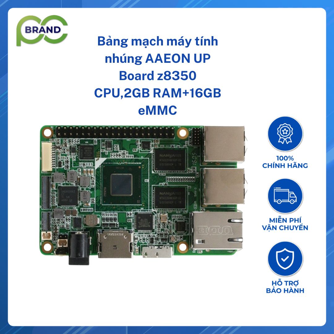 Bảng mạch máy tính nhúng AAEON UP Board z8350 CPU,2GB RAM+16GB eMMC - Hàng chính hãng
