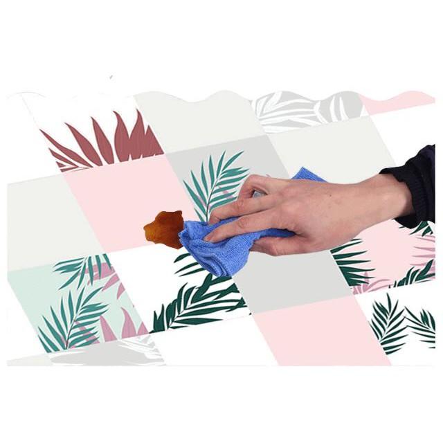 Decal dán bếp tráng nhôm chịu nhiệt - Lá Dương Xỉ 2 màu