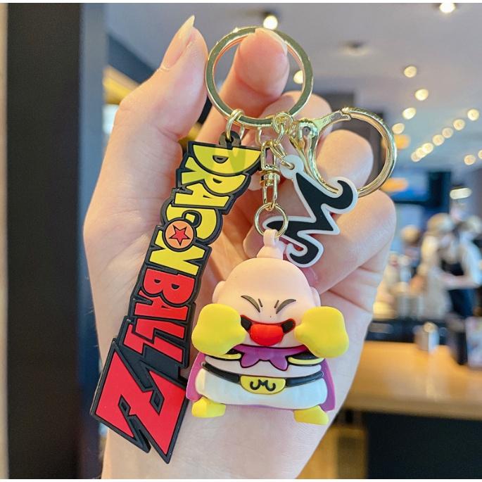 Móc khóa Dragon ball chibi lùn cute Goku Trunks Vegeta Piccolo PVC loại tốt