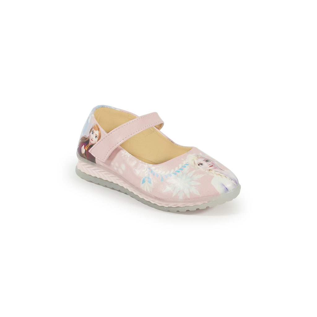 Giày búp bê trẻ em in hình công chúa đế cao 1 cm mã BBEB605 ( Size 26 -> 30)