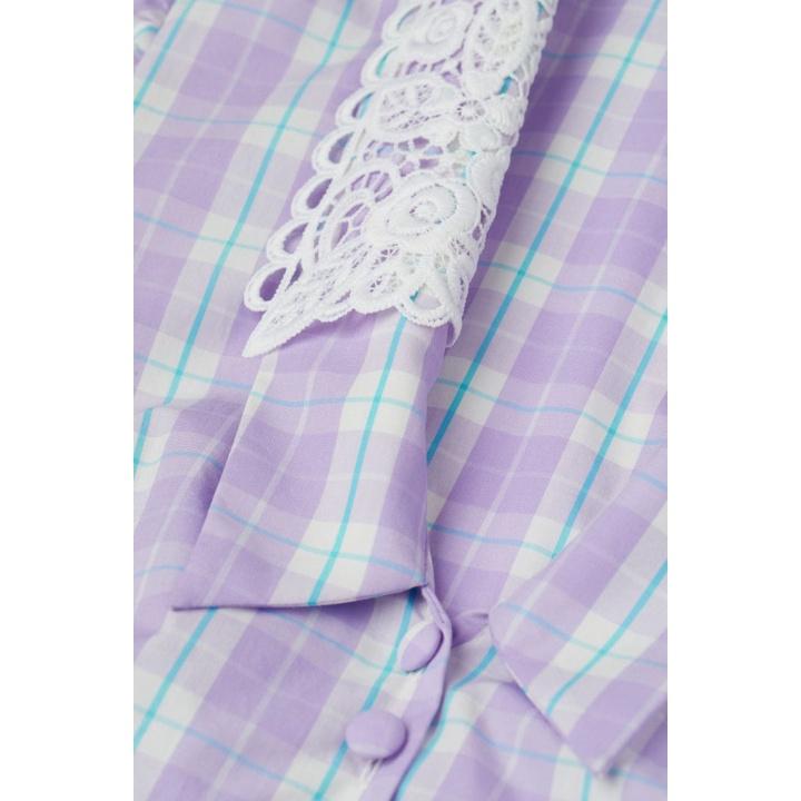 Đầm babydoll HM tím mộng mơ thanh lí