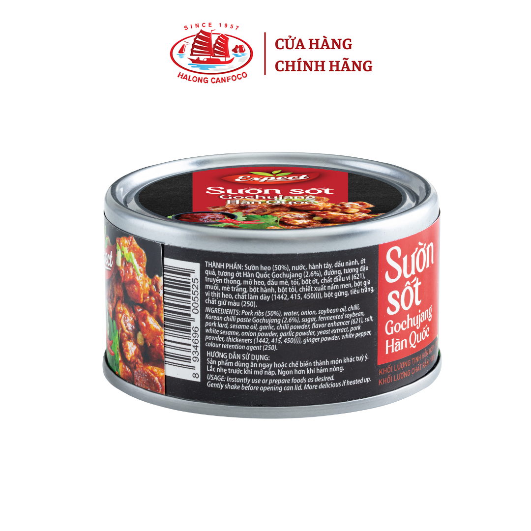 Sườn sốt Gochujang Hàn Quốc EXPECT 170g - Đồ Hộp Hạ Long