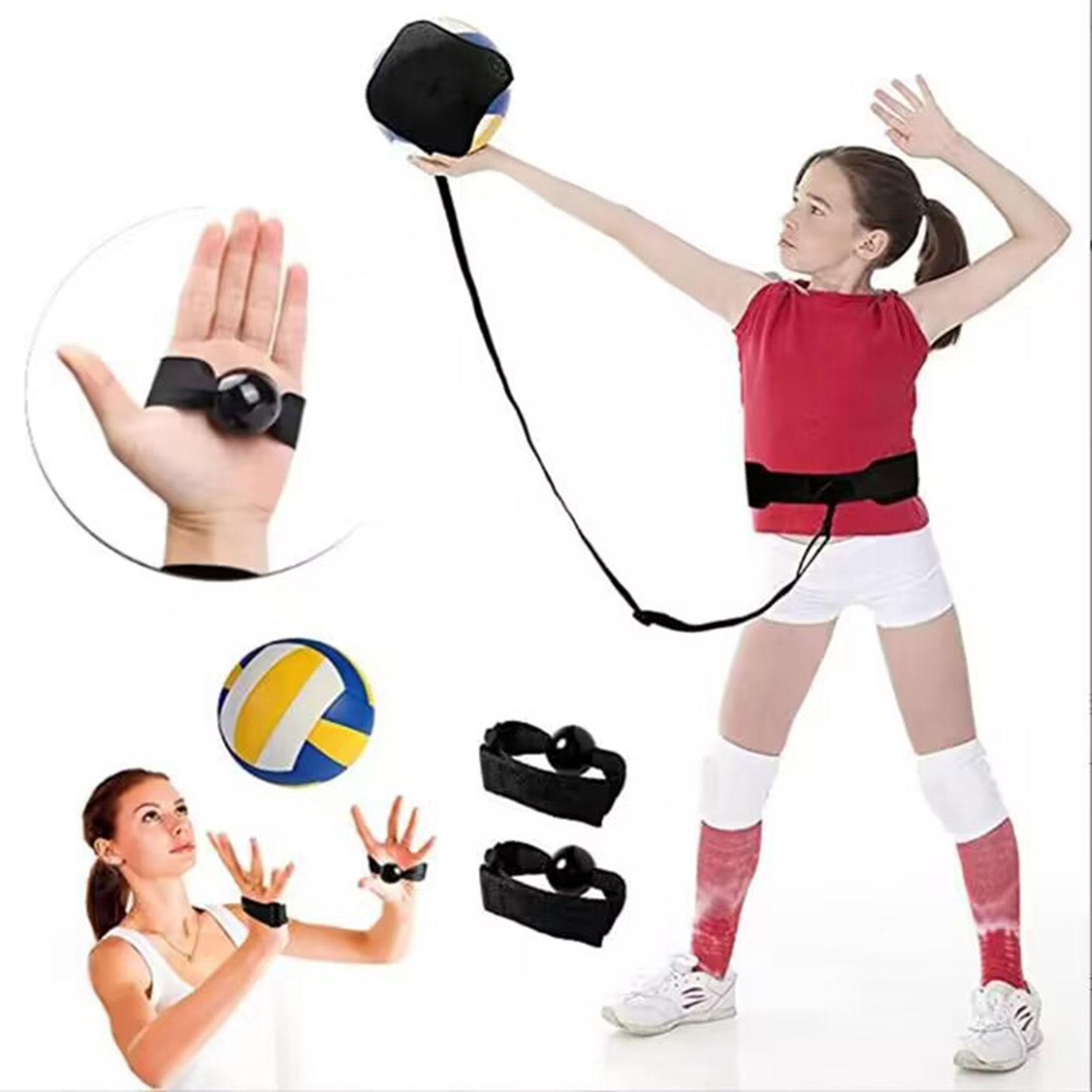 Volleyball Training Equipment Solo Volleyball Trainer Practice Adjustable Rope and Waist Length Football Training Gear for Jumping Spiking