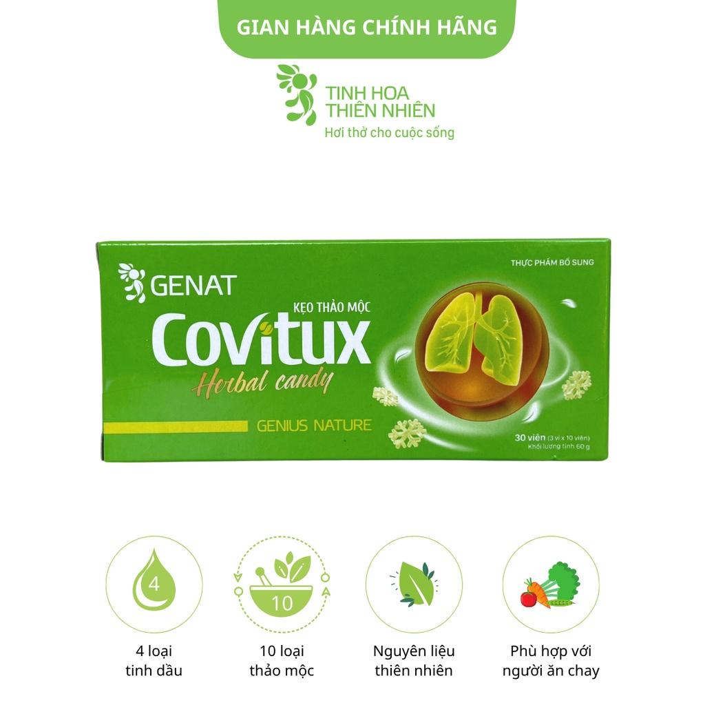 Combo 2 hộp kẹo thảo mộc Covitux ( hộp 30 viên) - Genat