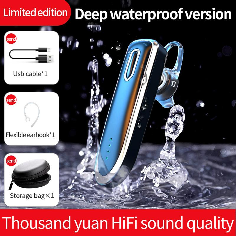 Kinh Doanh Bluetooth Tai Nghe Đôi MIC Giảm Ồn 130MAh Pin Dung Lượng Lớn Chống Nước Không Dây Tai Nghe Nhét Tai