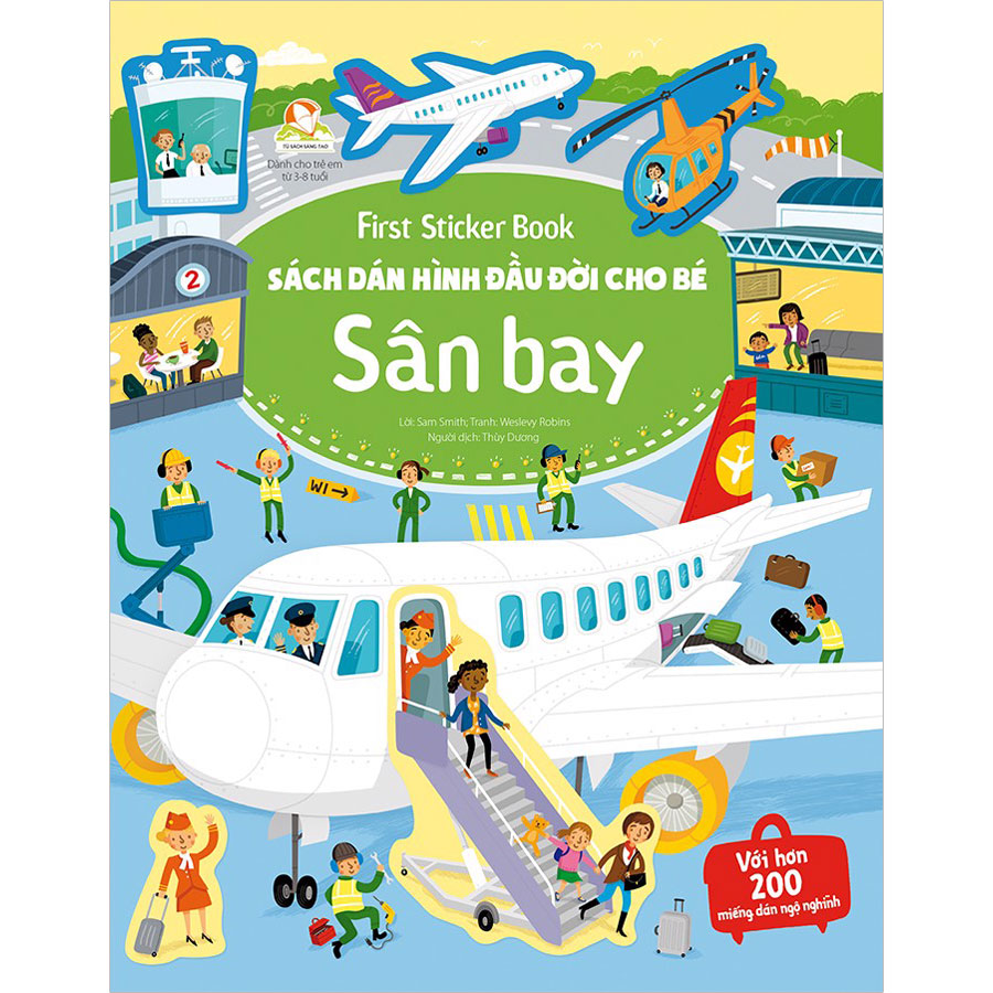 First Sticker Book - Sách Dán Hình Đầu Đời Cho Bé - Sân Bay