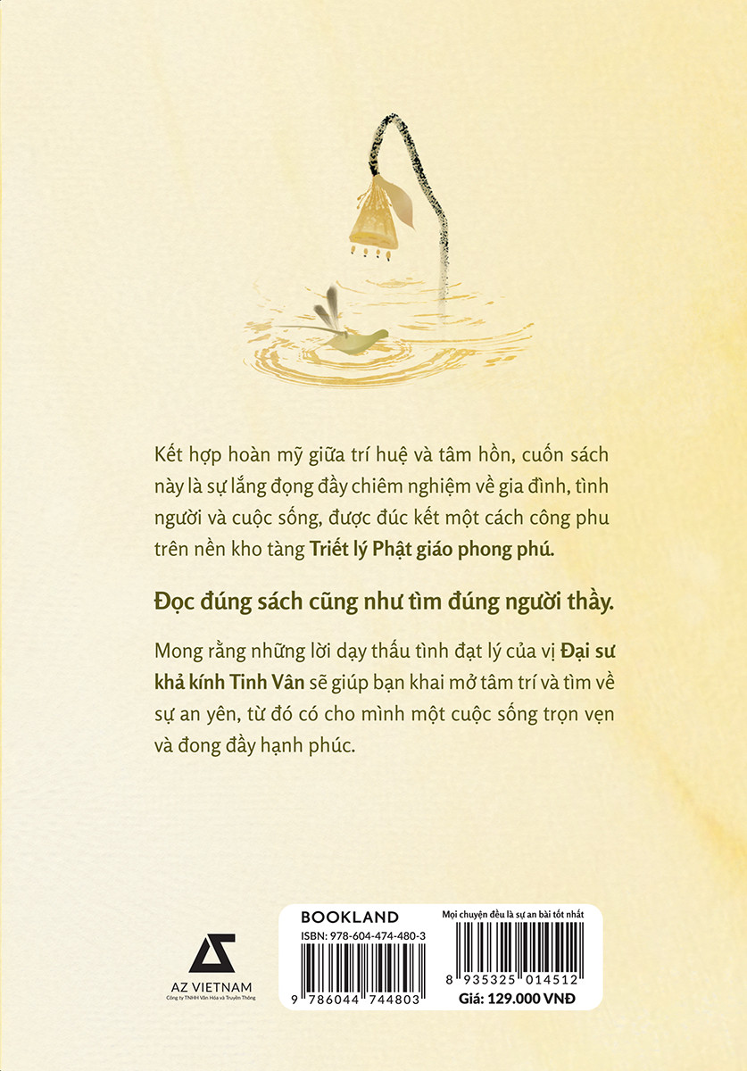 Mọi Chuyện Đều Là Sự An Bài Tốt Nhất - Đại Sư Tinh Vân - Giang Lê dịch -