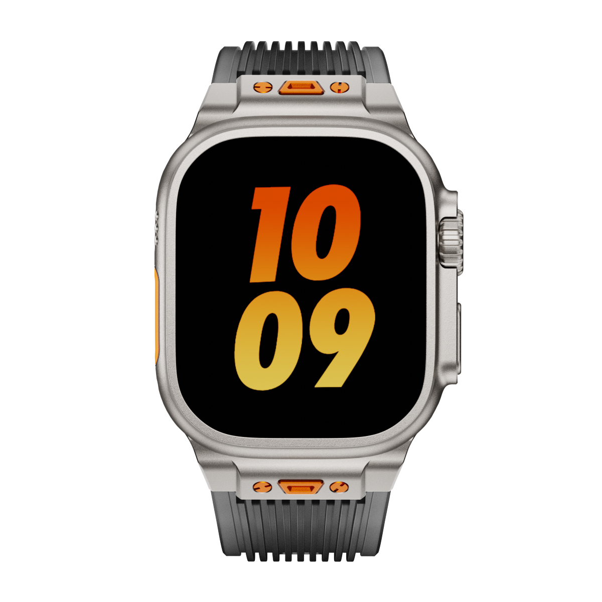 Dây đeo Hublot Style Trong Suốt cho Apple Watch Ultra 1/2/3 &amp; Apple Watch Series 4/5/6/7/8/9/SE/10/11 Size 44/45/46/49mm - Hàng Chính Hãng