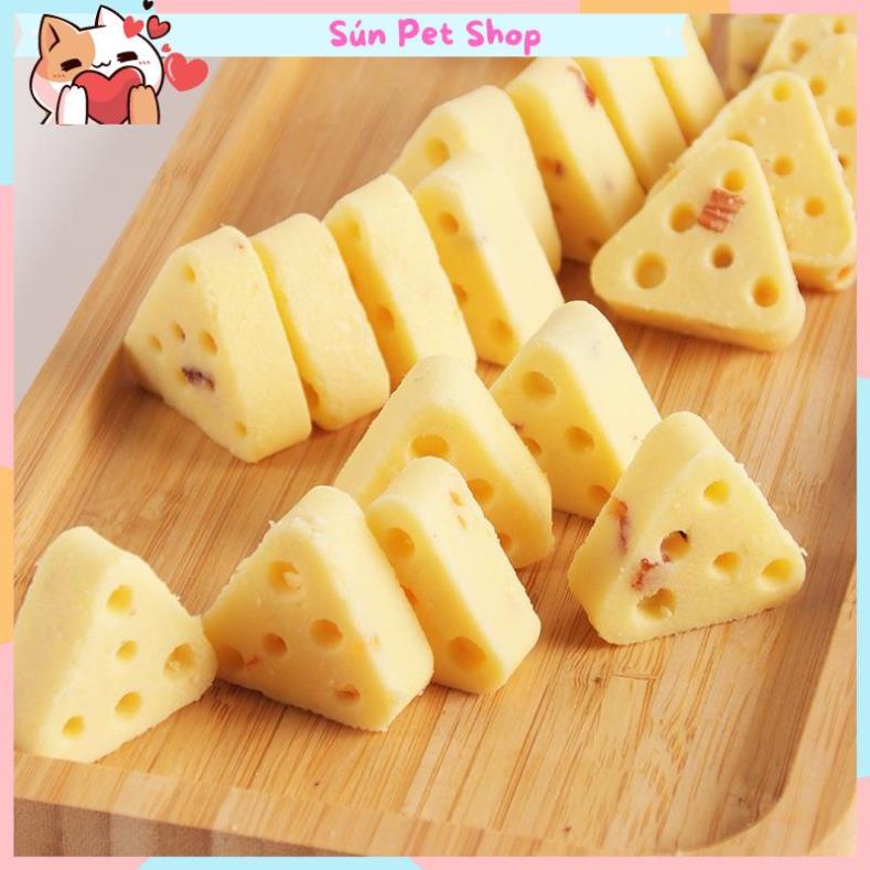 Phô mai siêu thơm ngon, béo ngậy, giàu dinh dưỡng cho chó mèo, chuột hamster