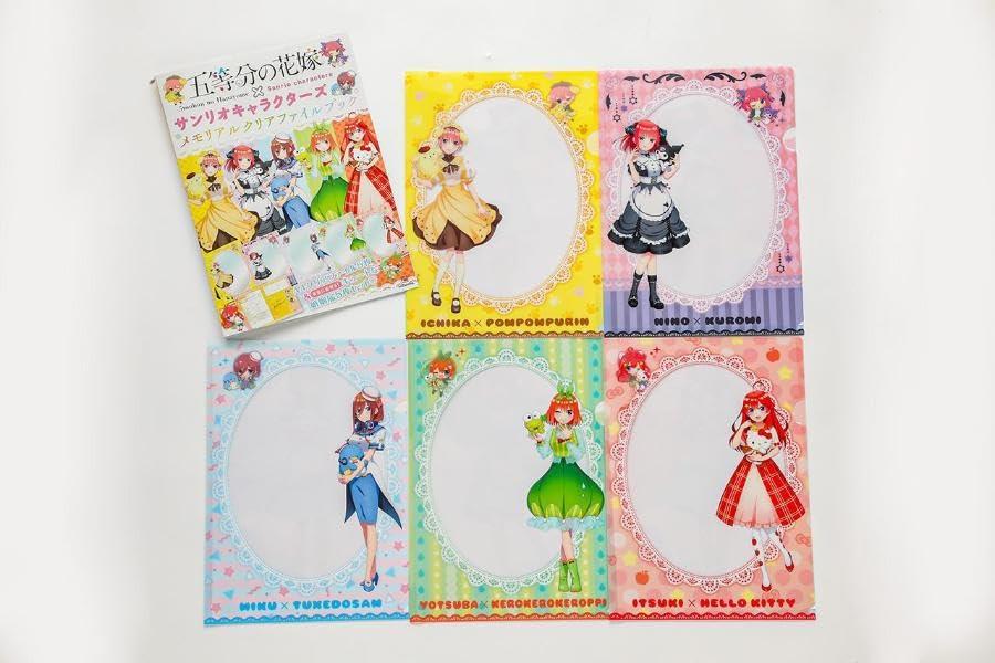 Sách ngoại văn: "The Quintessential Quintuplets" x Sanrio Memorial Clear Folder Book (Japanese Edition)