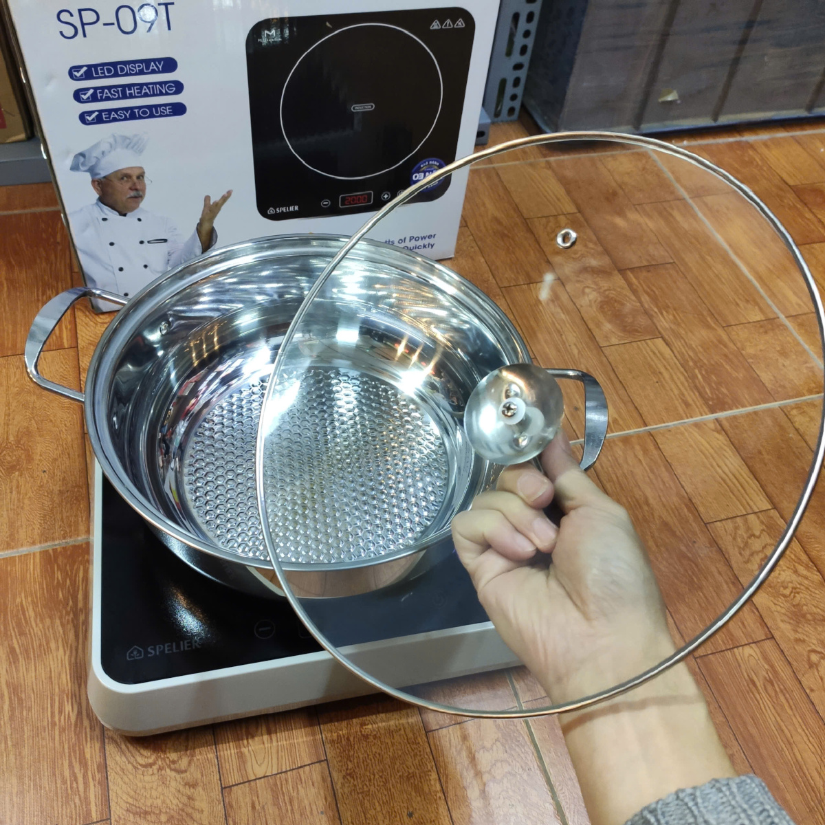 Bếp từ đơn Đức SP-09T công suất 2000W, bảo hành 3 năm - Hàng chính hãng