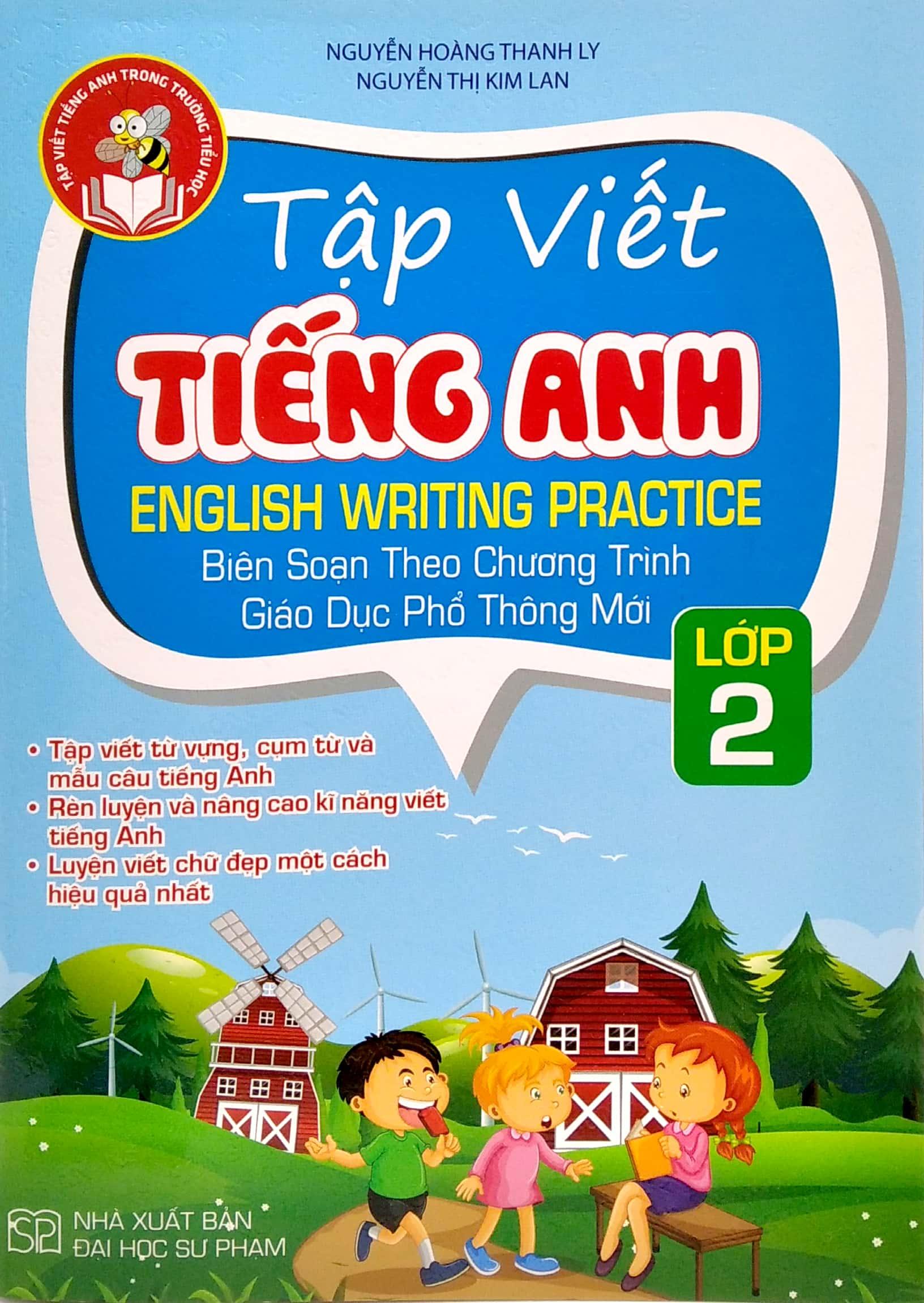 Tập Viết Tiếng Anh Trong Trường Tiểu Học - Tập Viết Tiếng Anh Lớp 2