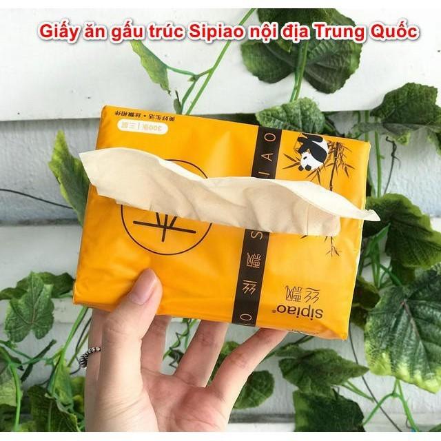 1 GÓI KHĂN GIẤY GẤU TRÚC SIPIAO