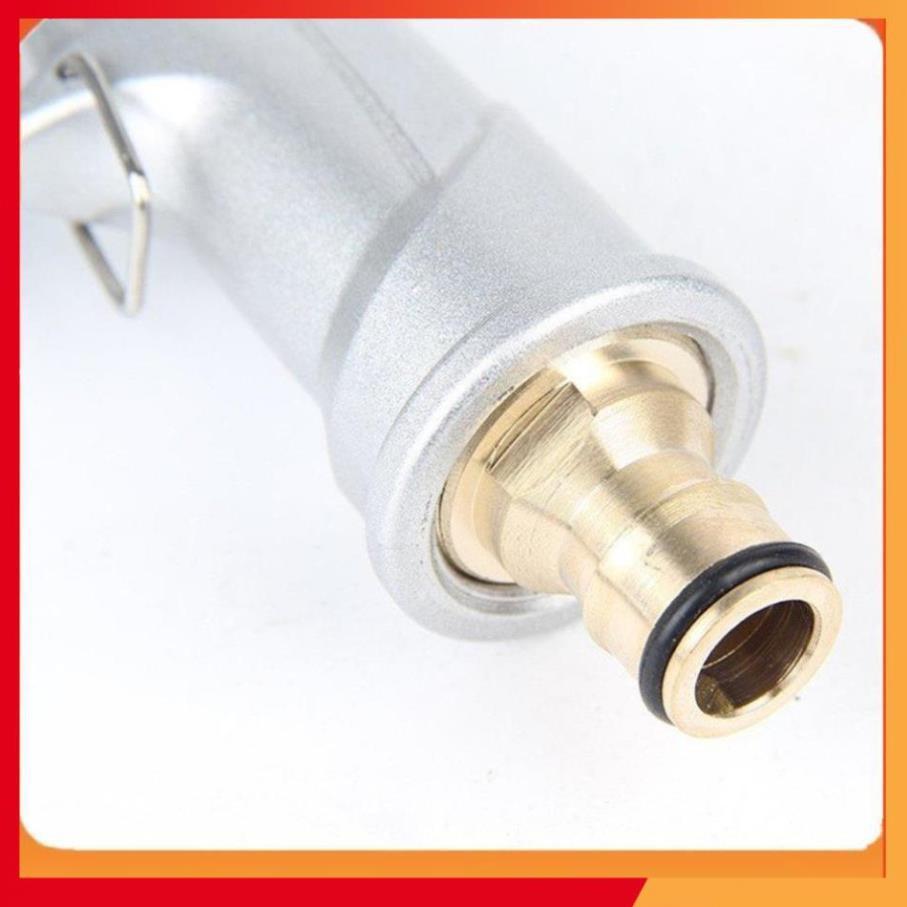 Bộ dây vòi xịt nước rửa xe, tưới cây . tăng áp 3 lần, loại 15m 206701 đầu đồng,cút+tặng đai