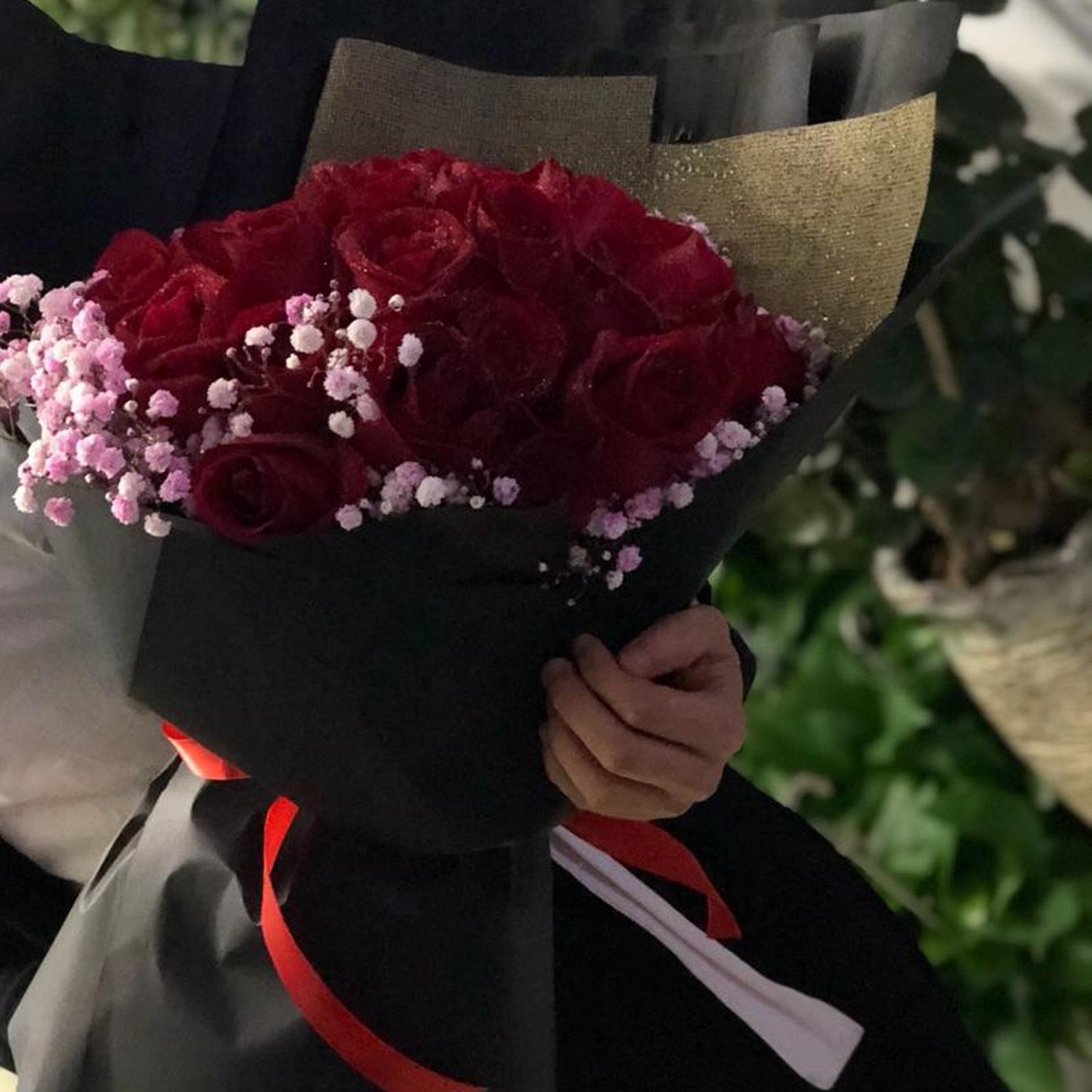 98ft Black Kraft Paper Roll Decorative Paper Recyclable for Packing Art 30cm