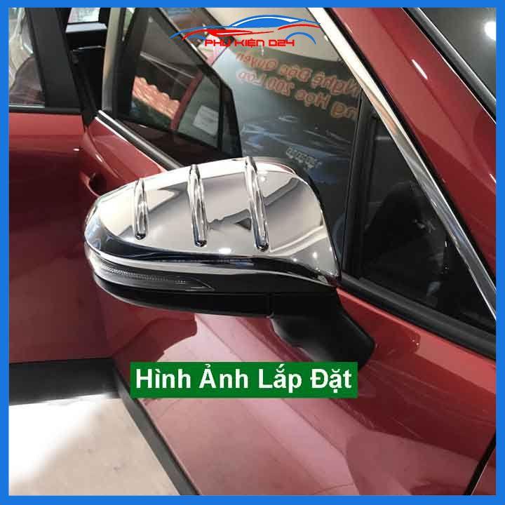 Ốp gương Corolla Cross 2020-2021-2022 mạ crom bảo vệ chống trầy trang trí làm đẹp xe