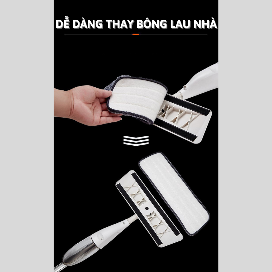 Cây Lau Nhà Phun Sương - Cây Lau Nhà Đa Năng Có Bình Xịt Nước Tiện Dụng - Huy Tưởng