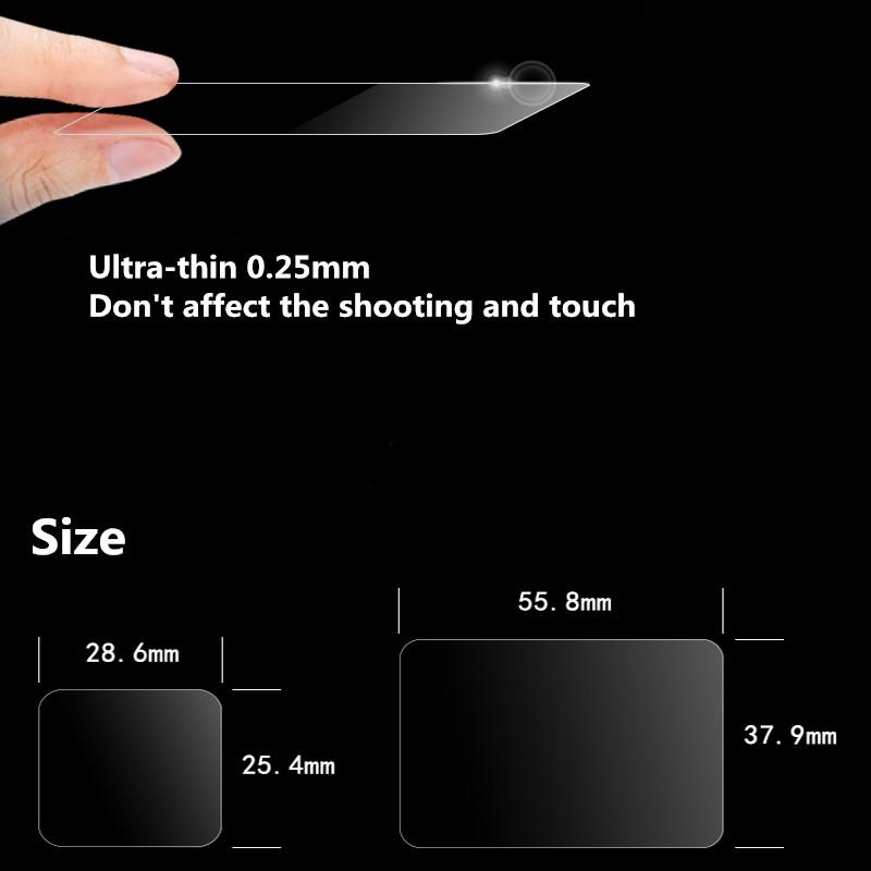 Go Pro Accessories Tempered Film For Gopro Hero 7 6 5 Tempered Glass Screen Protector For Go Pro Hero 5 6 7 Black Silver White