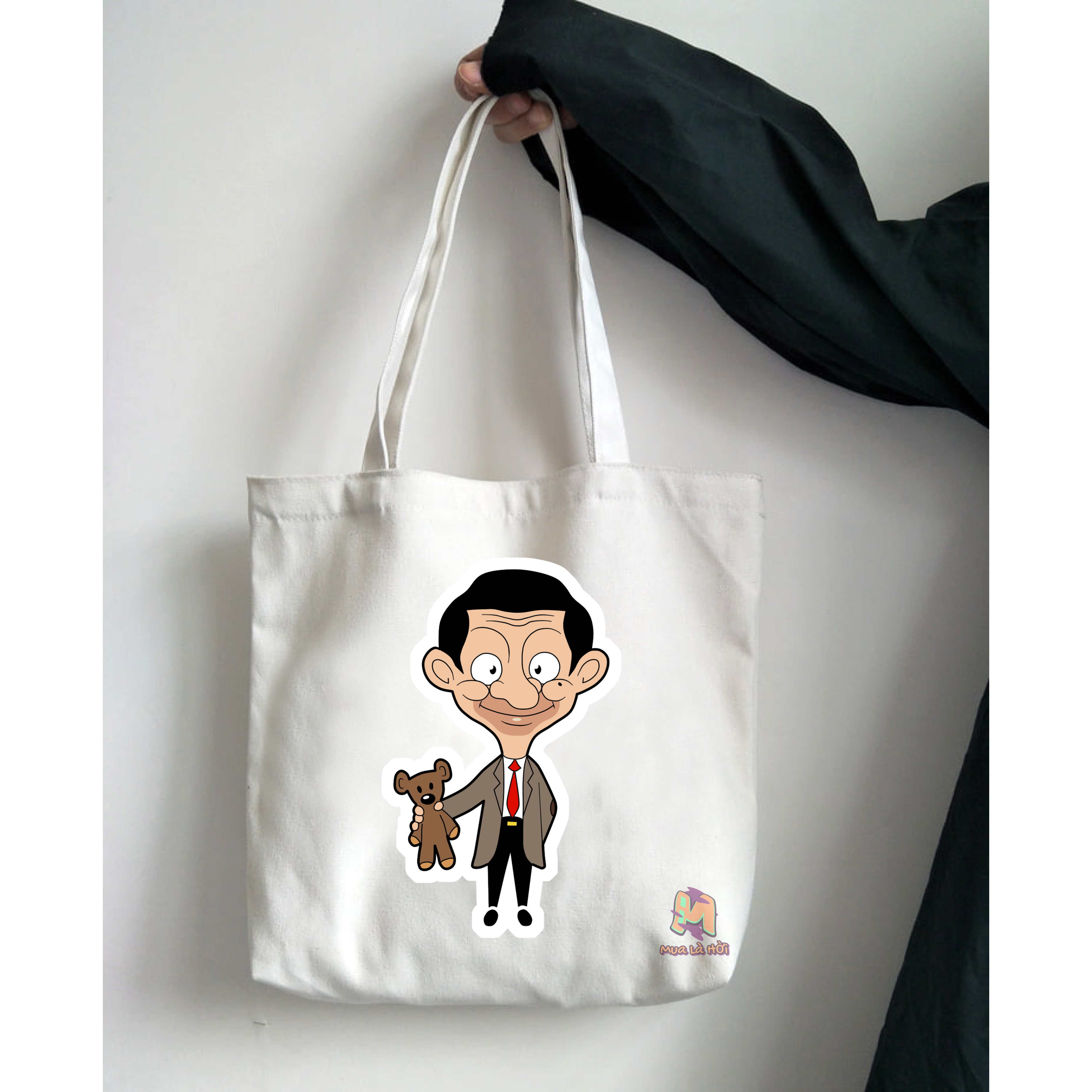 Túi Tote in hình chủ đề Mr Bean