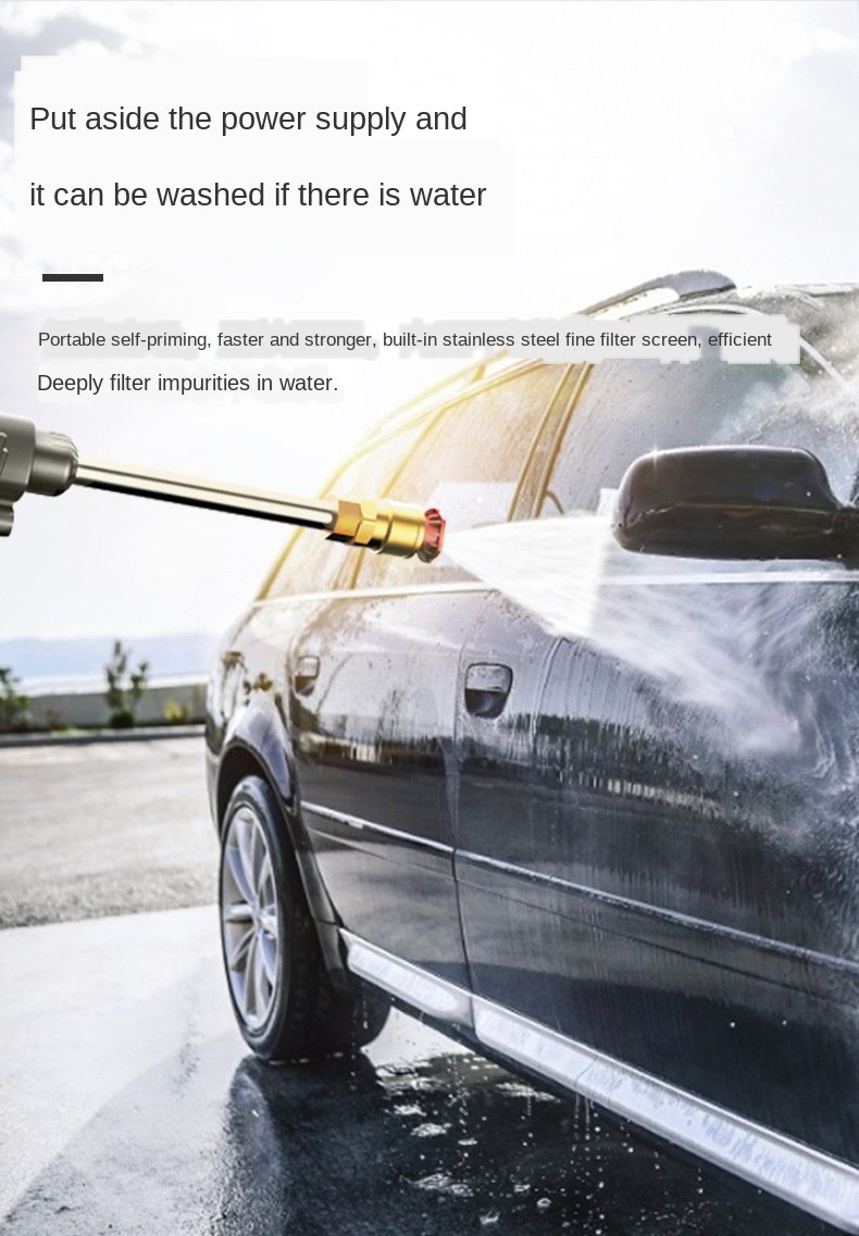 Máy rửa xe cầm tay dùng pin Hitachi 118V - Áp lực mạnh mẽ, pin sạc bền bỉ - Đa chức năng, dễ sử dụng - 3 chế độ phun rửa - Chuyên sử dụng vệ sinh ô tô, xe máy, vật dụng gia đình, tưới hoa màu - Hàng nhập khẩu
