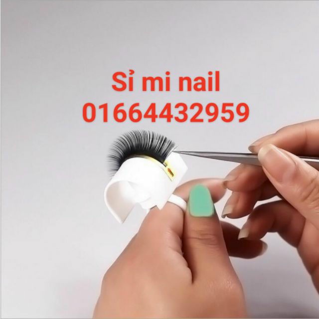 Nhẫn để keo và để mi tách phan nối 2 in 1 cực tiện