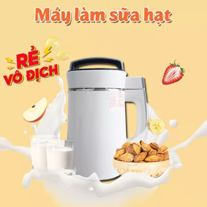 Máy Làm Sữa Hạt, Xay Sinh Tố, Bột ngũ cốc Dinh Dưỡng Đa Năng 700W 1.8 Lít- Hàng Nhập Khẩu